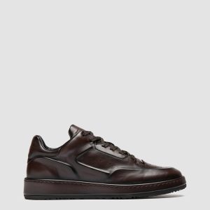 ERASER 001 - Brown Leather Sneakers