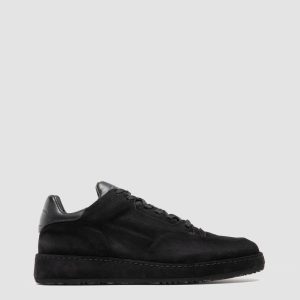 ERASER 001 - Blue Leather Low Top Sneakers