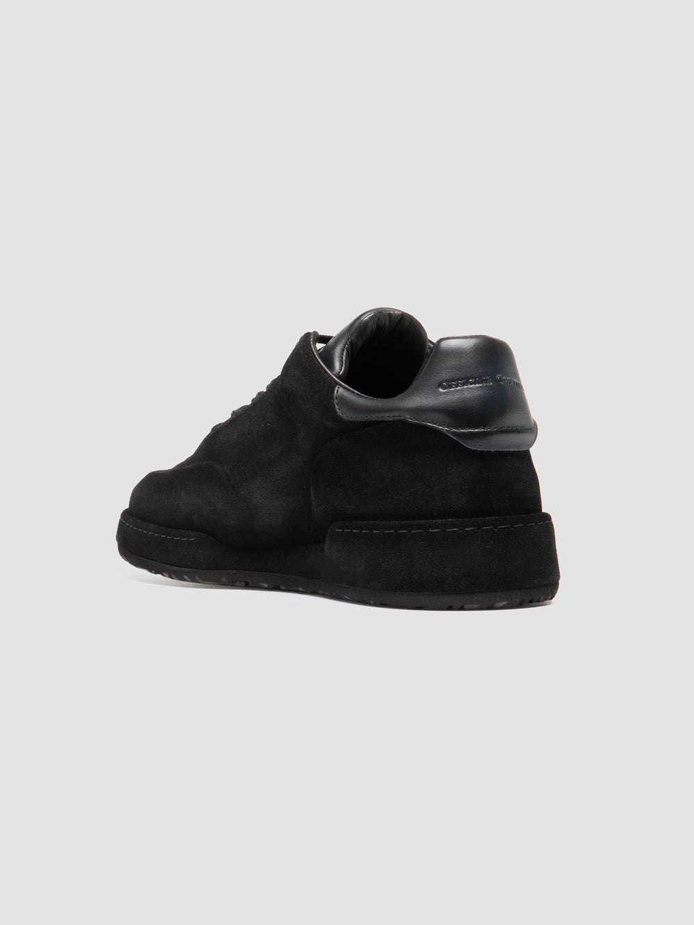 ERASER 001 - Blue Leather Low Top Sneakers - Image 4
