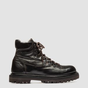 EVENTUAL DD 106 - Brown Leather Lace Up Boots