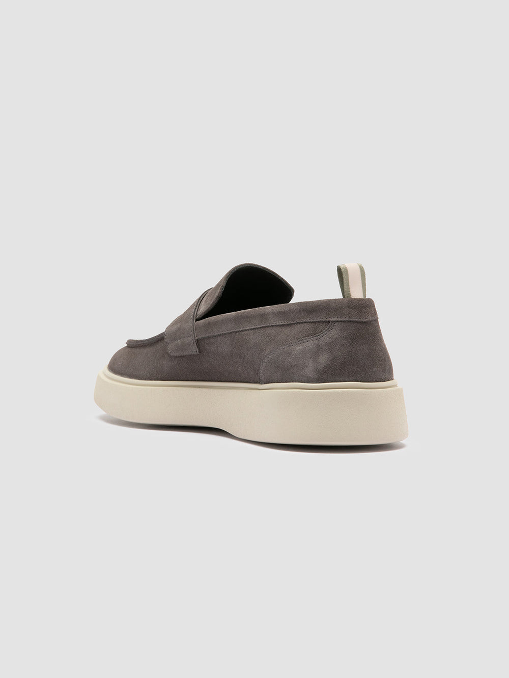 FRAME 001 - Grey Suede Penny Loafers - Image 4