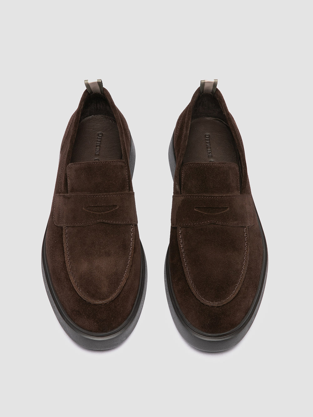 FRAME 001 - Brown Suede Penny Loafers - Image 2