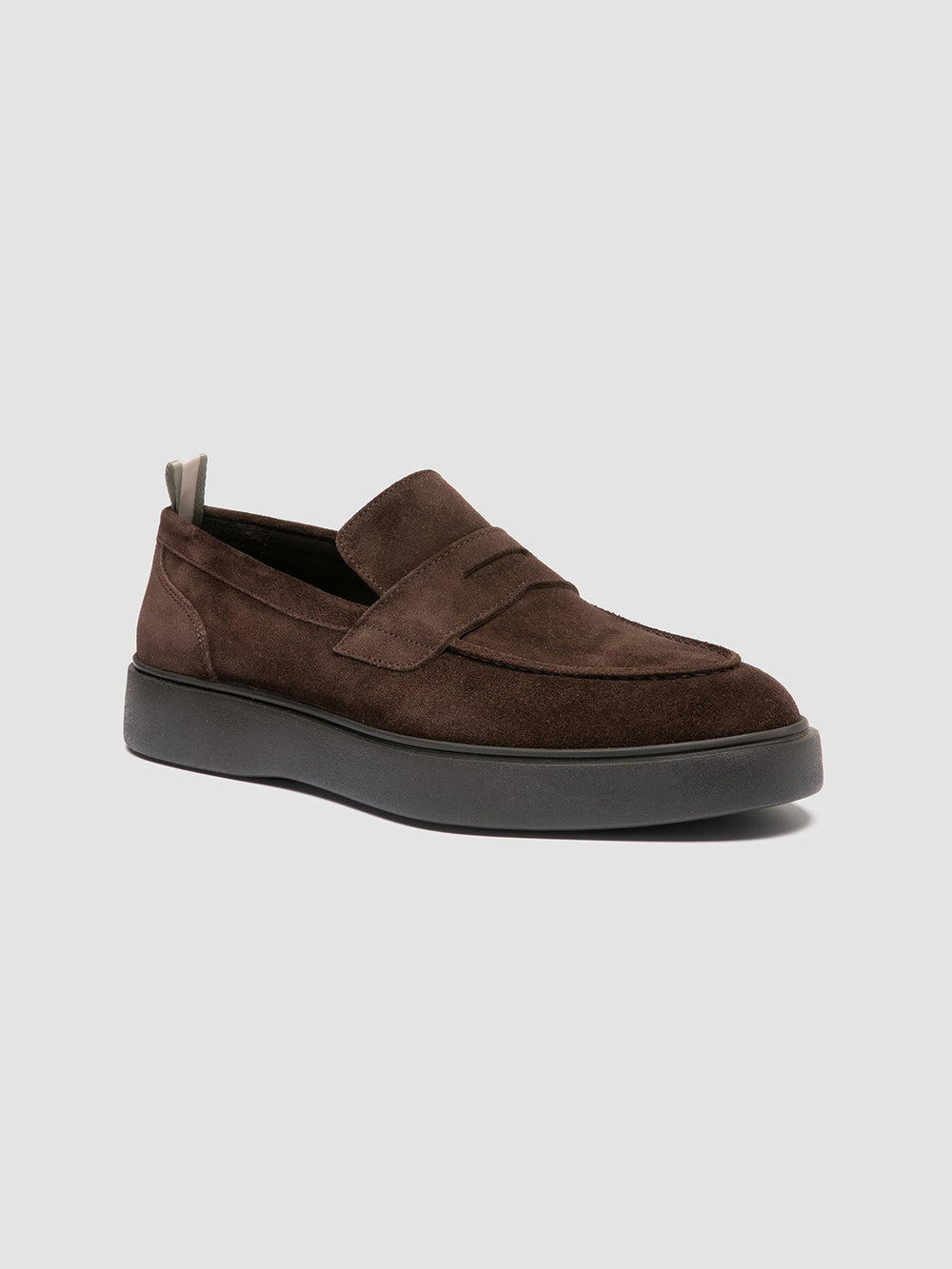 FRAME 001 - Brown Suede Penny Loafers - Image 3