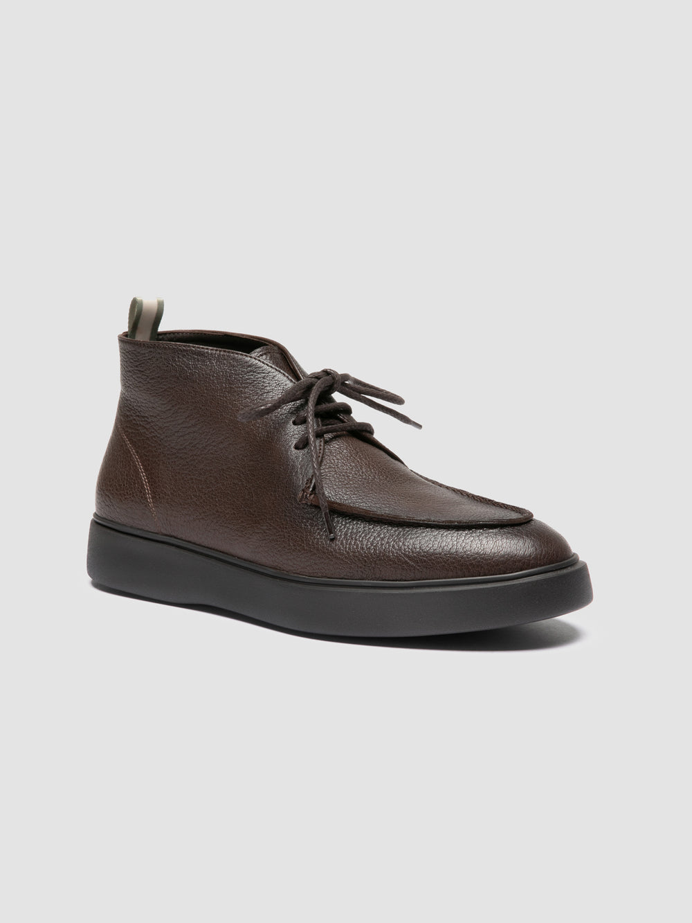 FRAME 002 - Brown Leather Chukka Boots - Image 3