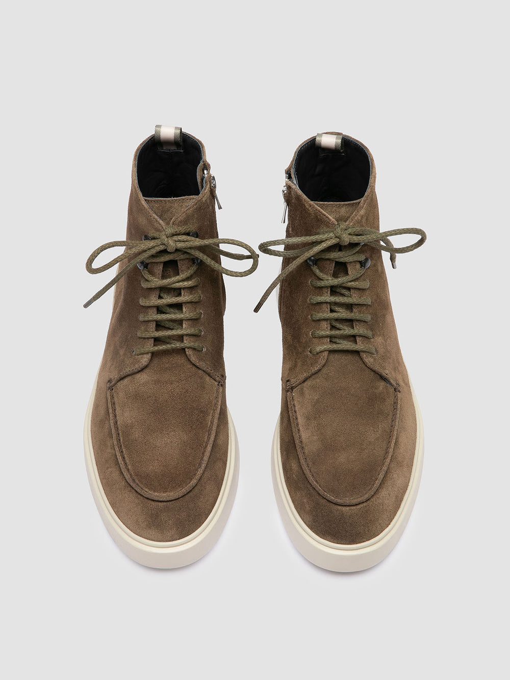 FRAME 004 - Brown Suede Lace-up Boots - Image 2