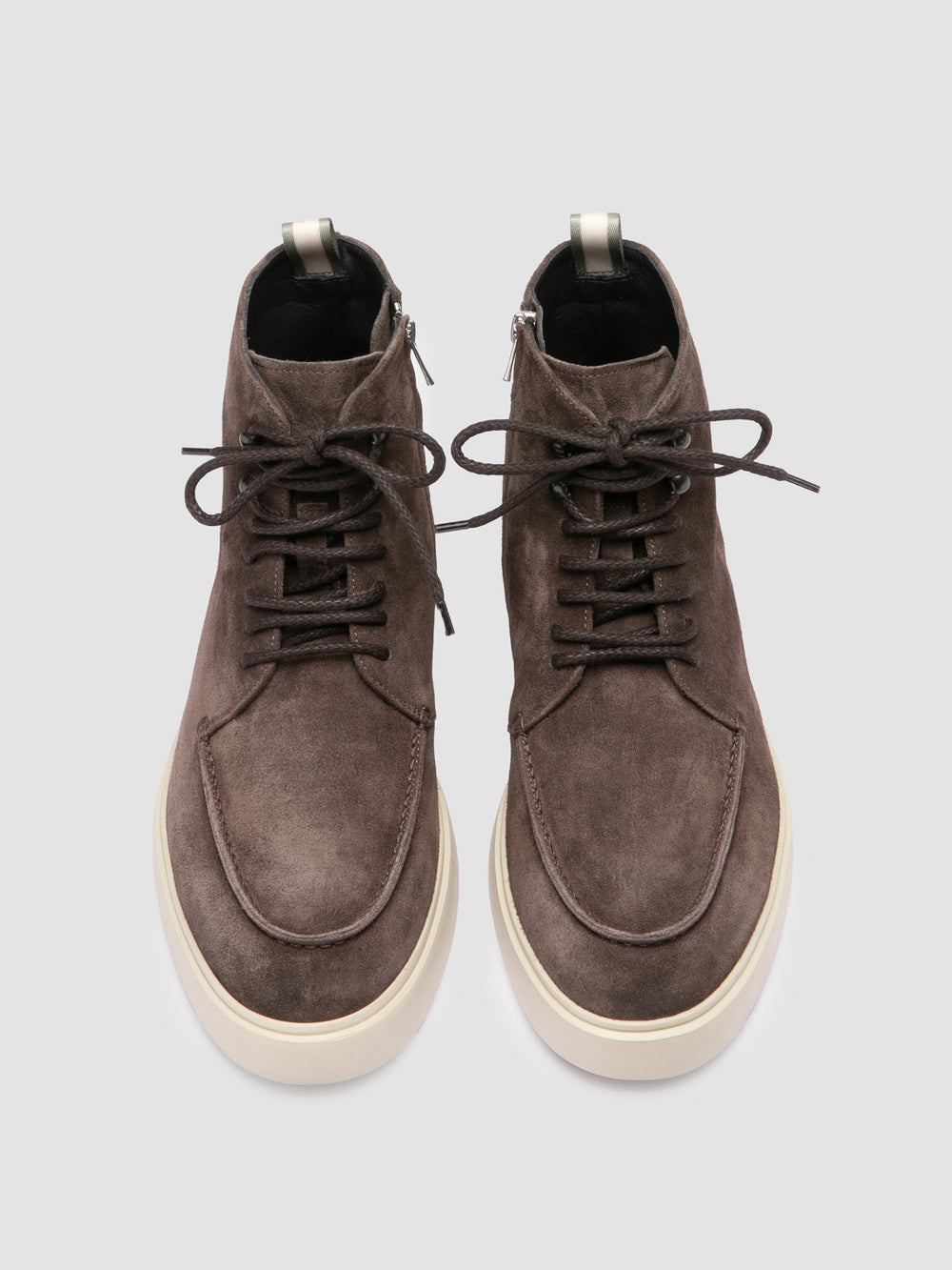 FRAME 004 - Brown Suede Lace-up Boots - Image 2