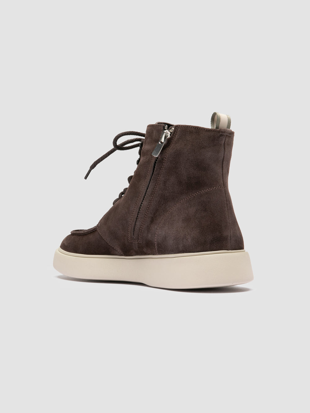 FRAME 004 - Brown Suede Lace-up Boots - Image 4