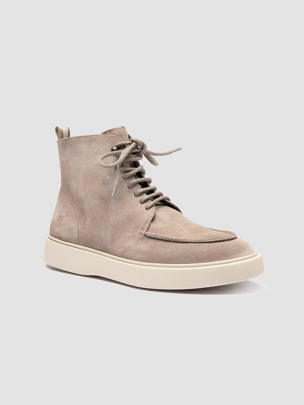FRAME 004 - Grey Suede Lace-up Boots - Image 3
