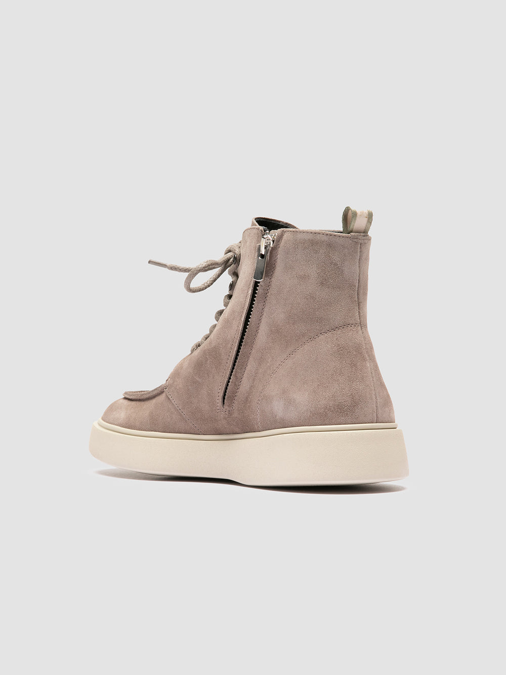 FRAME 004 - Grey Suede Lace-up Boots - Image 4
