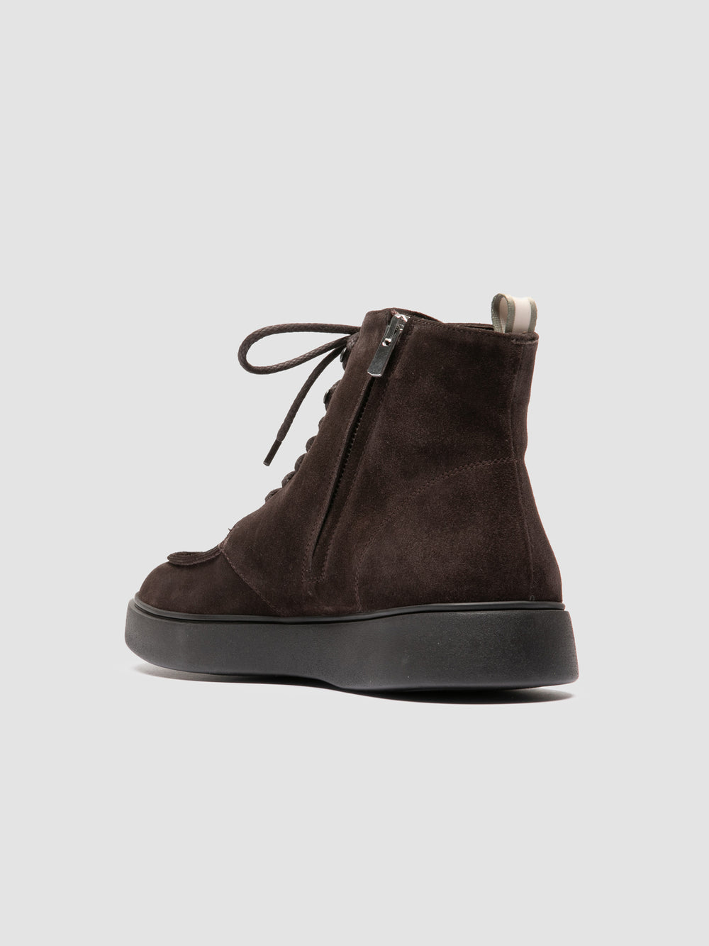 FRAME 004 - Brown Suede Lace-up Boots - Image 4