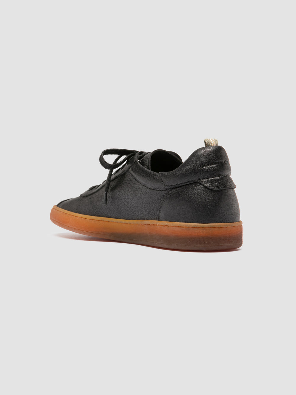 GINNASIO 001 - Black Leather Sneakers - Image 4