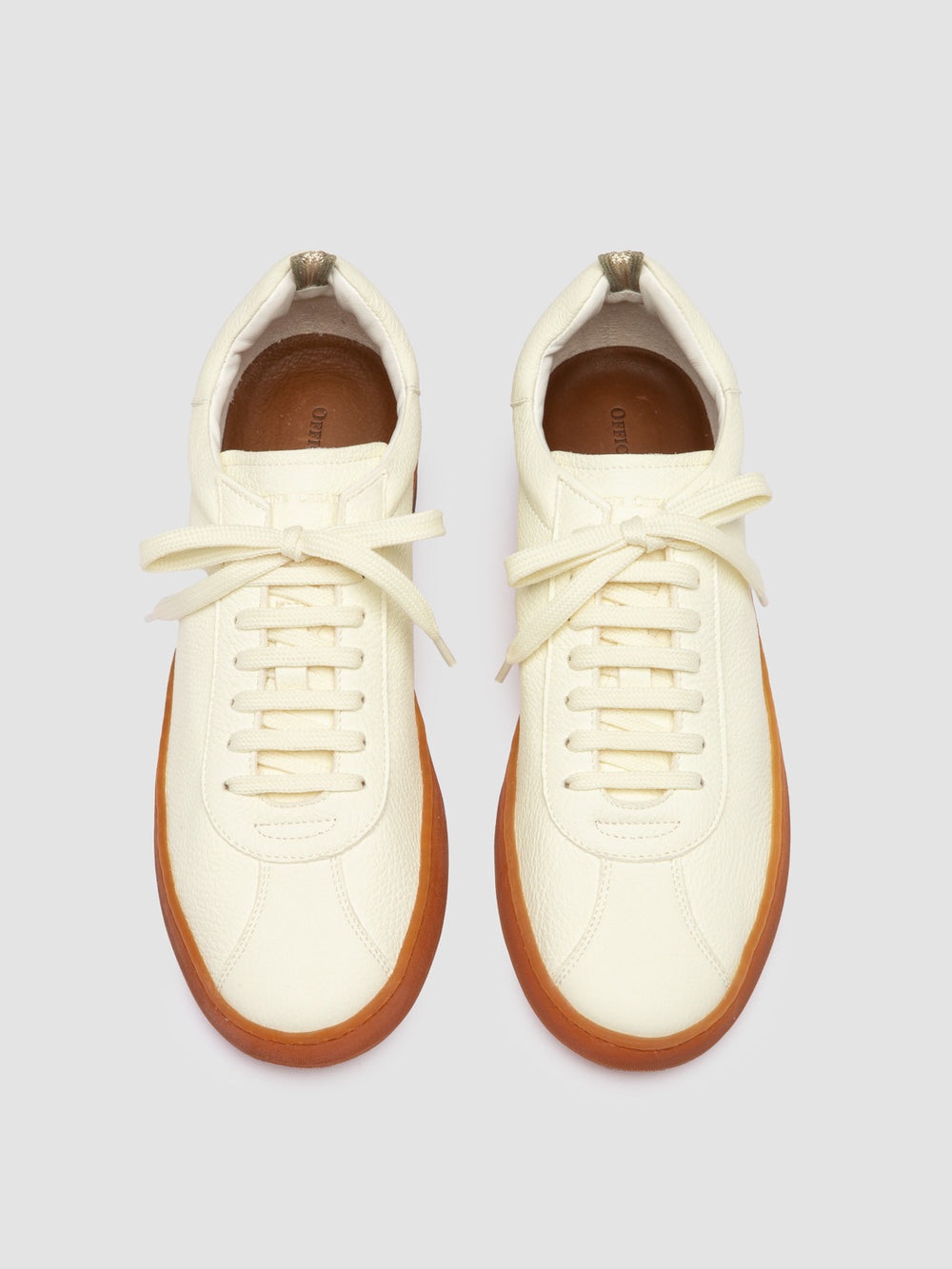 GINNASIO 001 - White Leather Sneakers - Image 2