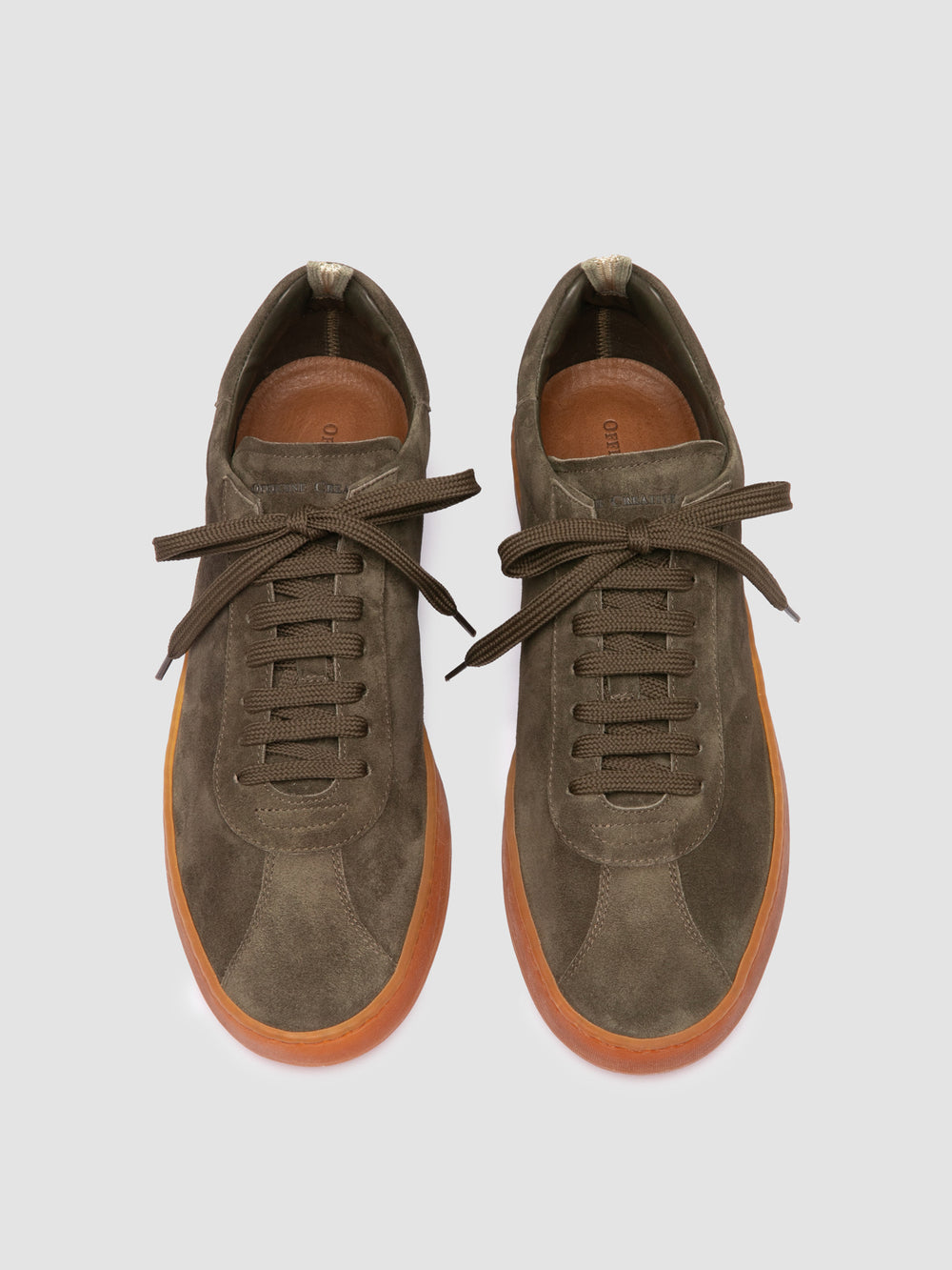 GINNASIO 001 - Green Suede Sneakers - Image 2