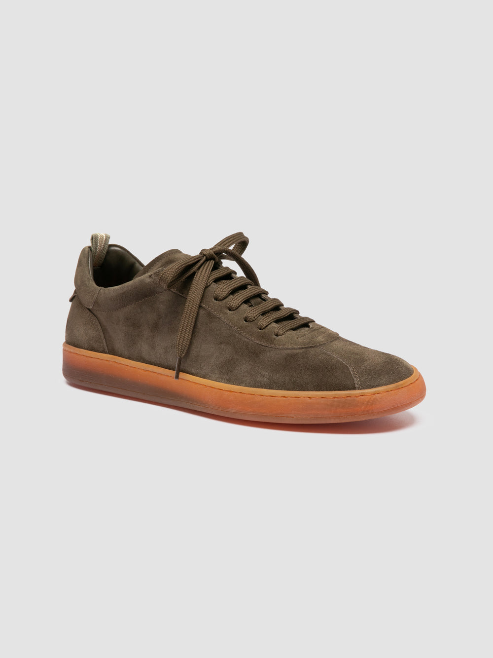 GINNASIO 001 - Green Suede Sneakers - Image 3