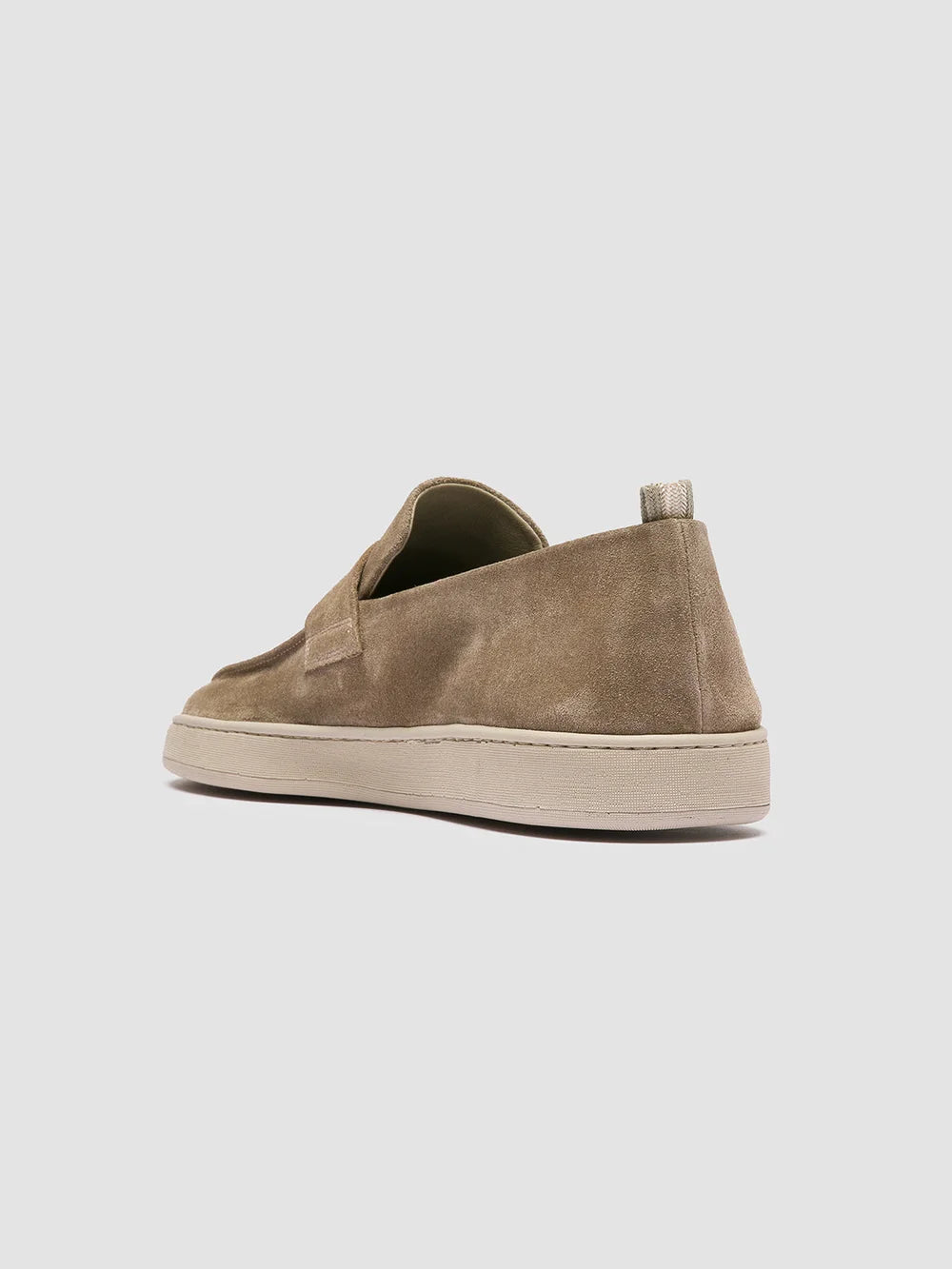 HERBIE 001 - Taupe Suede Penny Loafers - Image 4