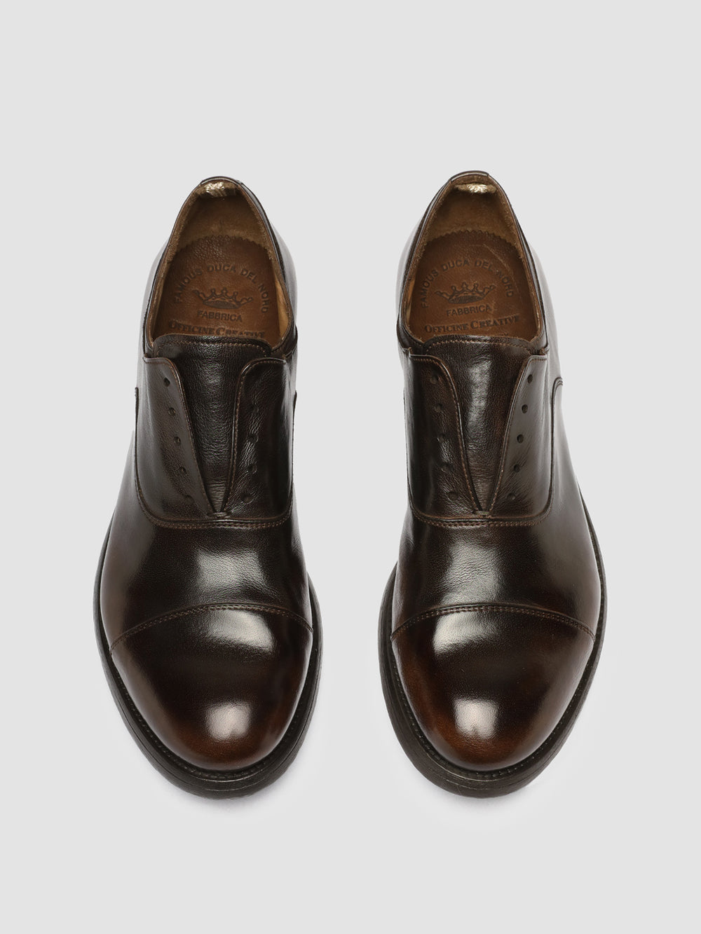 HIVE 004 - Brown Leather Oxford Shoes - Image 2