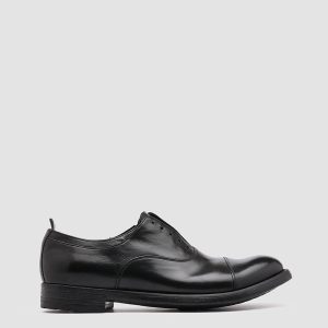 HIVE 004 - Black Leather Oxford Shoes