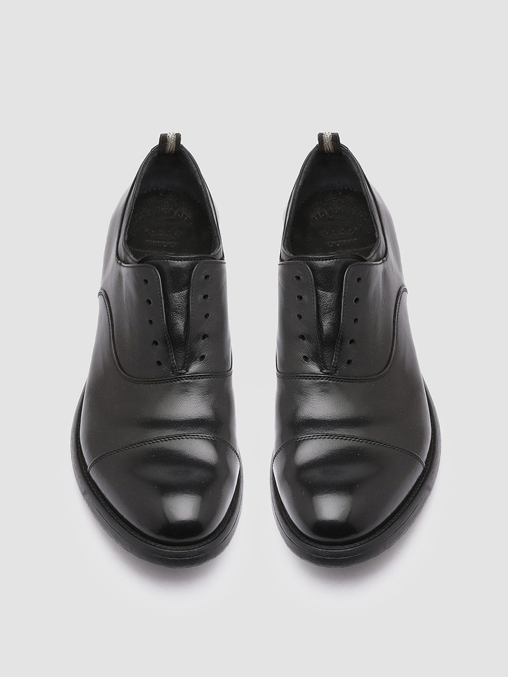 HIVE 004 - Black Leather Oxford Shoes - Image 2