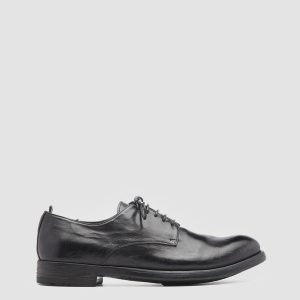 HIVE 008 - Black Leather Derby Shoes