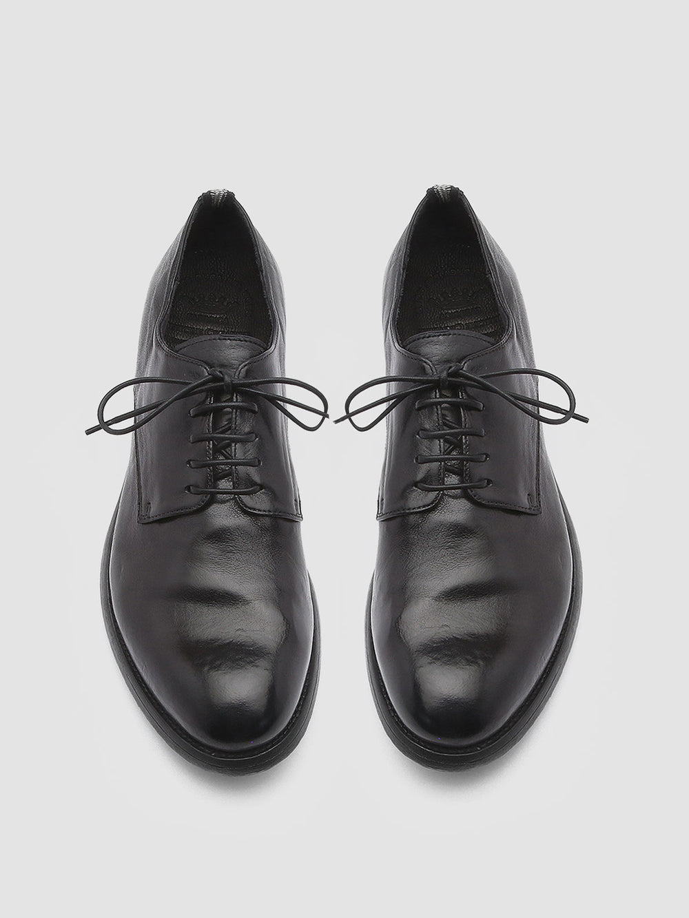 HIVE 008 - Black Leather Derby Shoes - Image 2