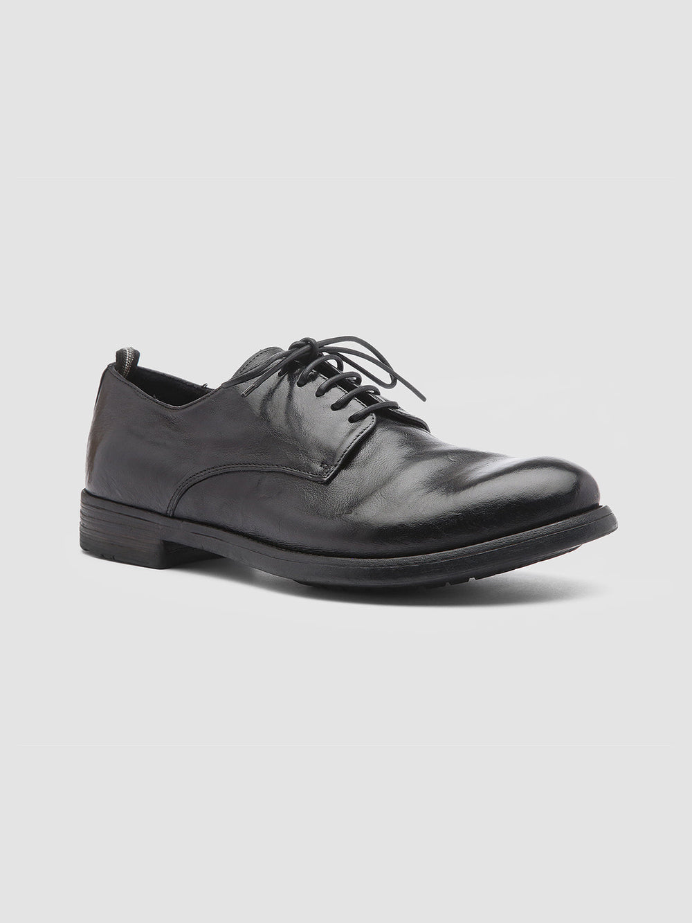 HIVE 008 - Black Leather Derby Shoes - Image 3