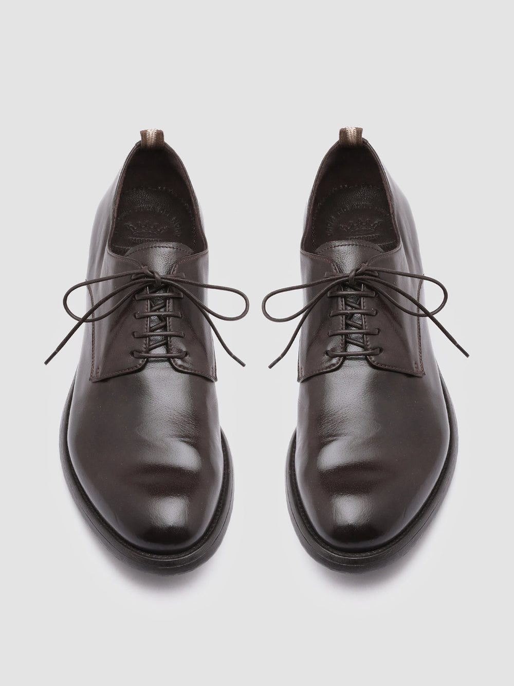 HIVE 008 - Brown Leather Derby Shoes - Image 3