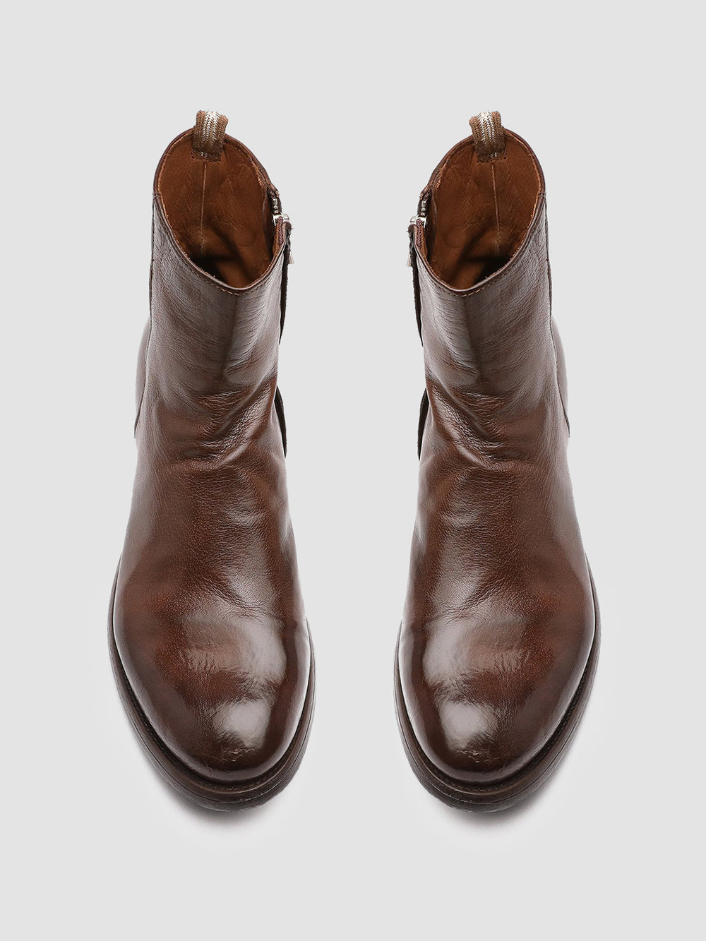 HIVE 010 - Brown Leather Boots - Image 2