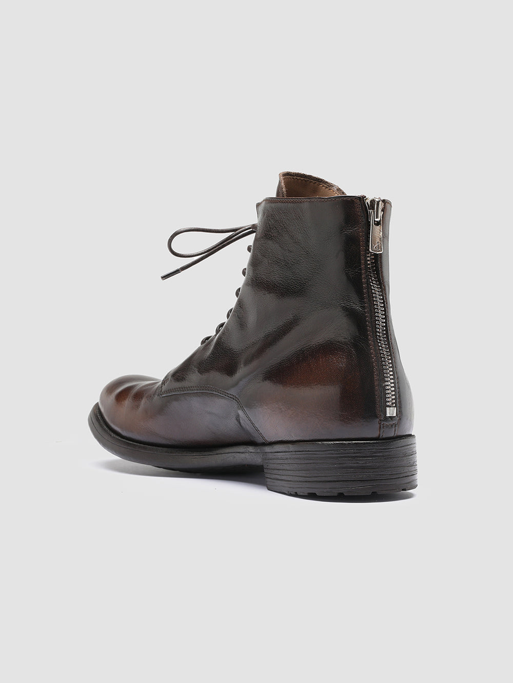 HIVE 016 - Brown Zip Boots - Image 4