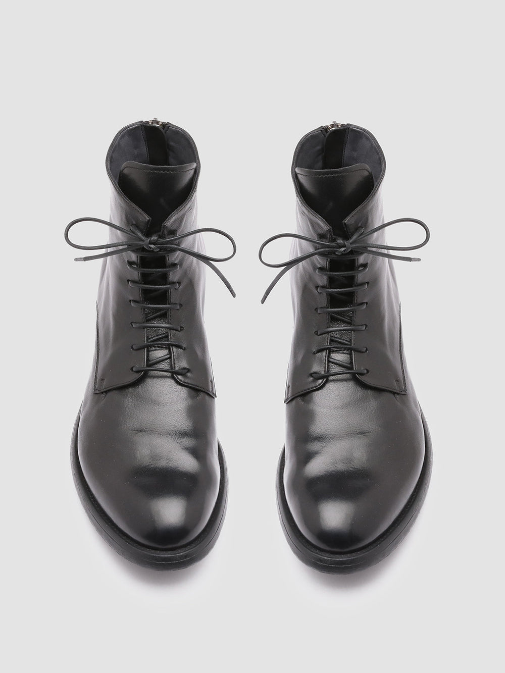 HIVE 016 - Black Leather Boots - Image 2