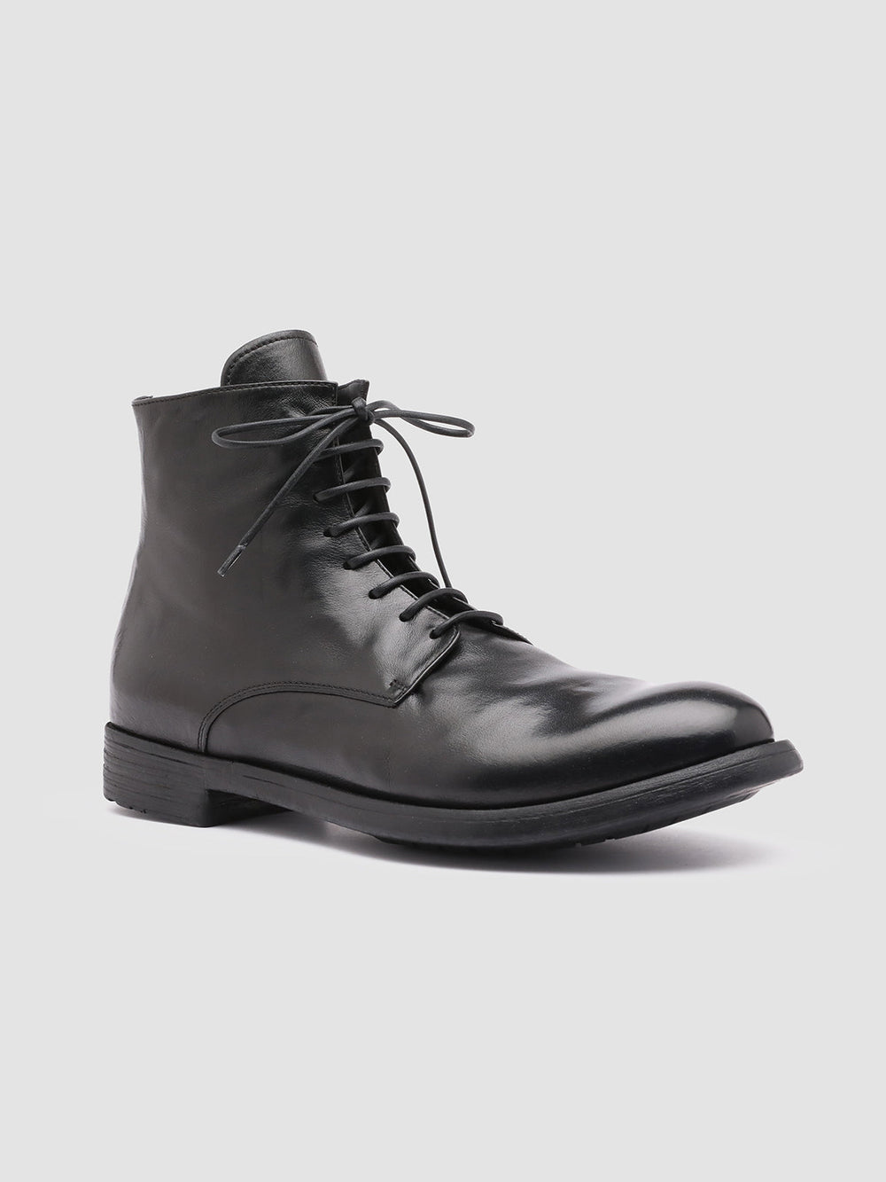 HIVE 016 - Black Leather Boots - Image 3
