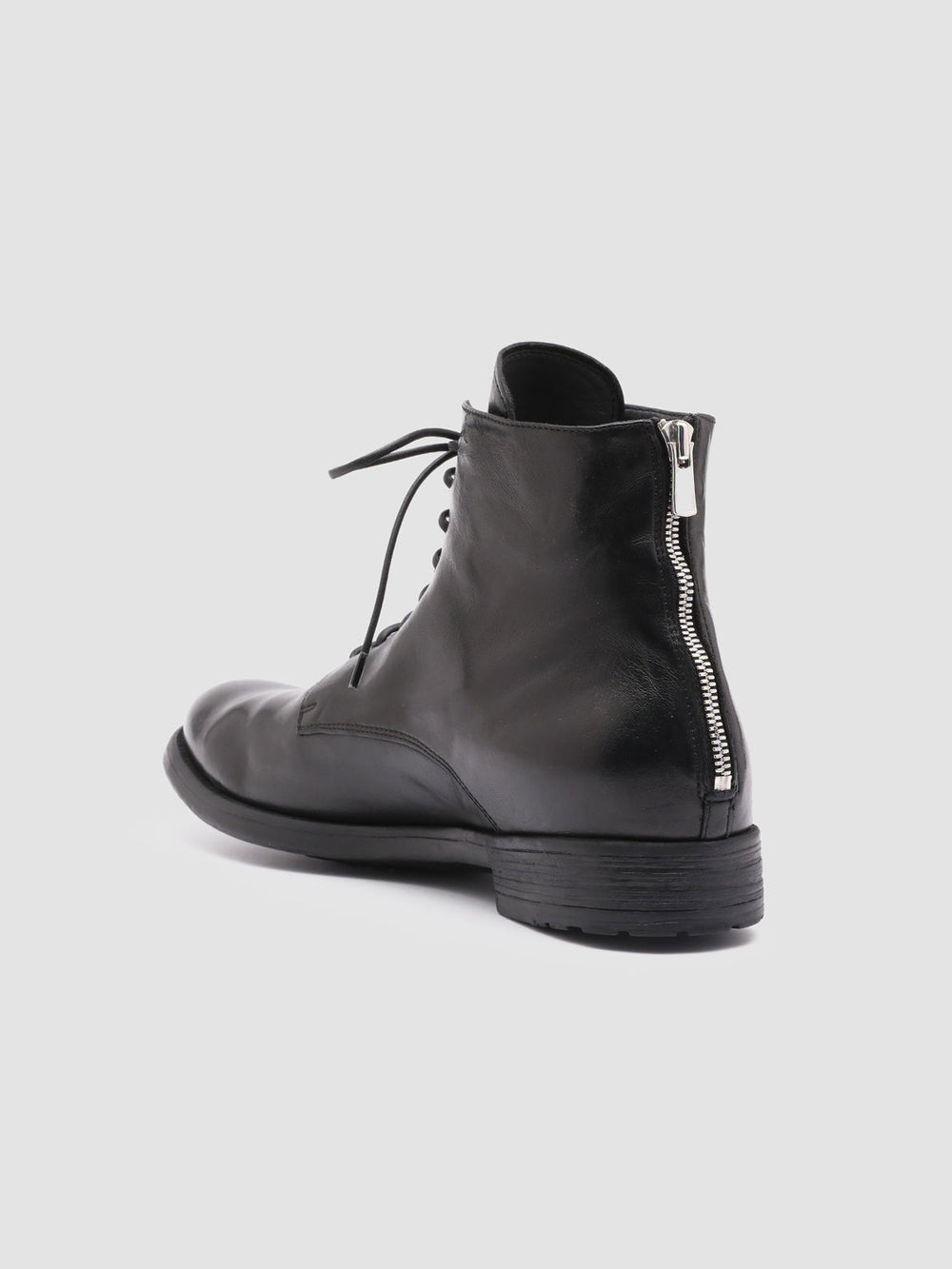 HIVE 016 - Black Leather Boots - Image 4