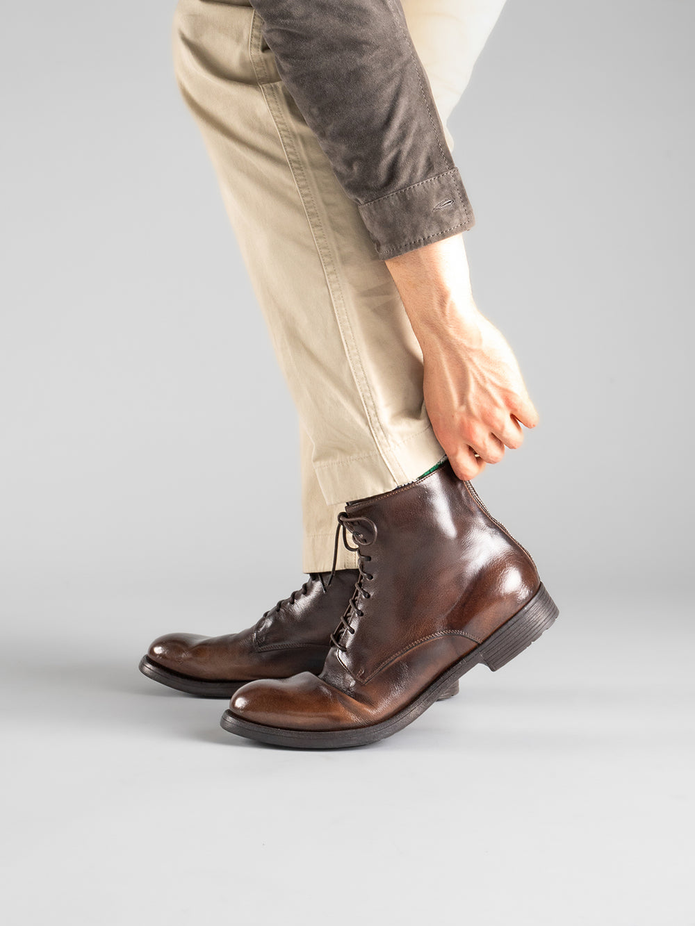 HIVE 016 - Black Leather Boots - Image 6