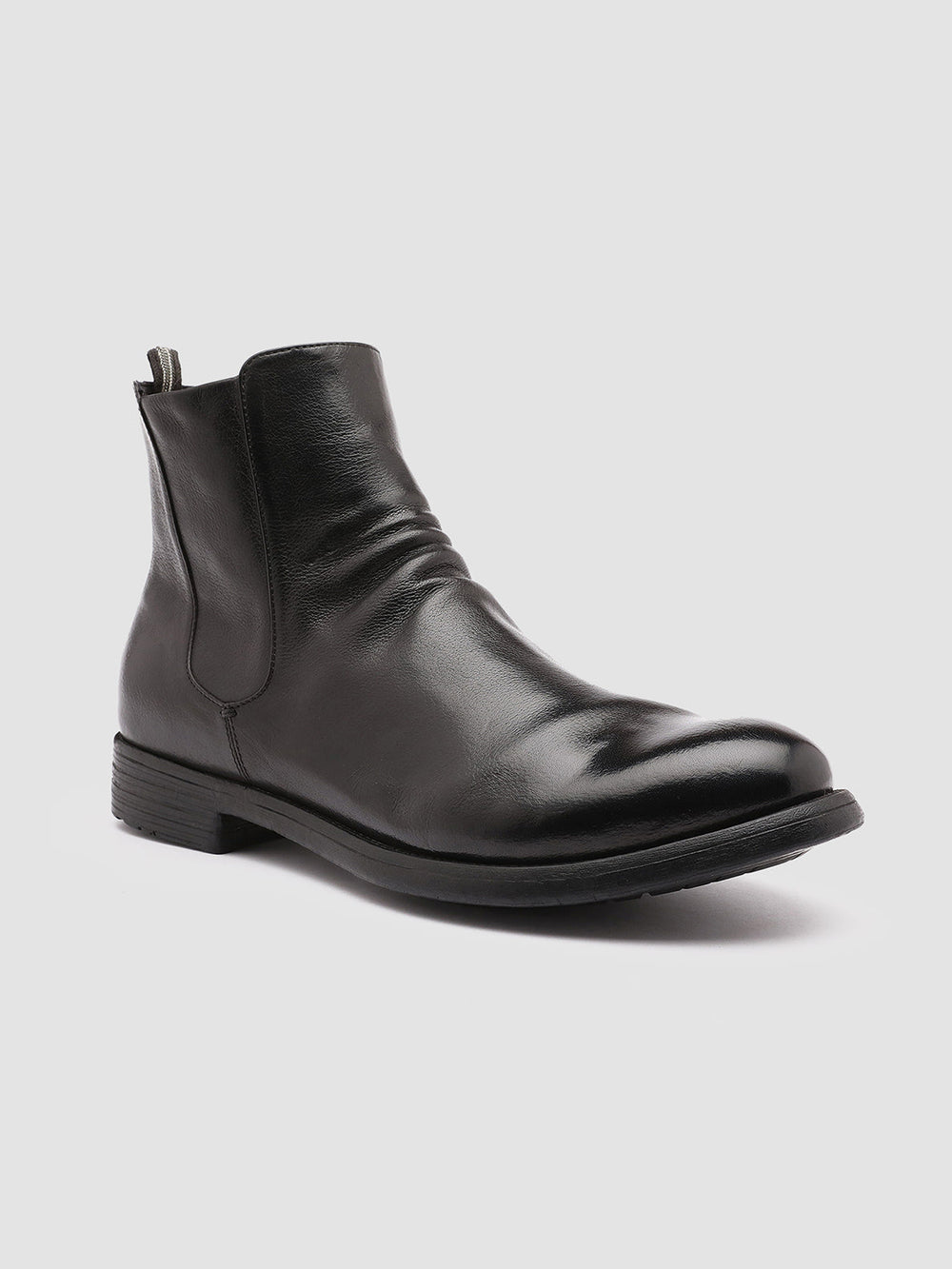 HIVE 036 - Black Leather Ankle Boots - Image 3