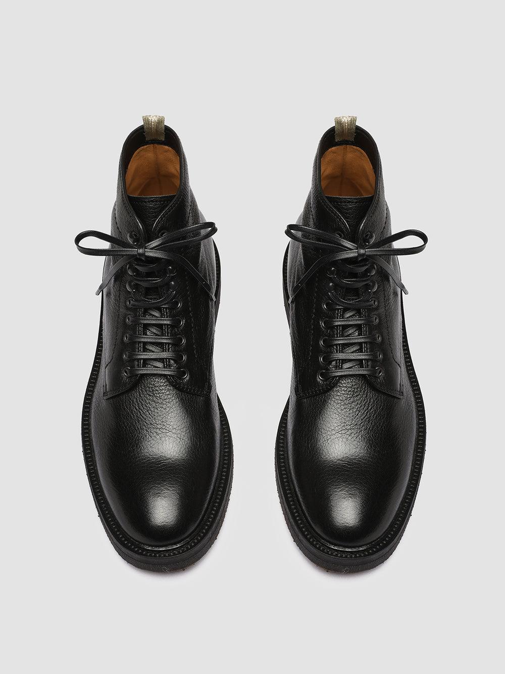 HOPKINS FLEXI 203 - Black Leather Lace-up Boots - Image 2