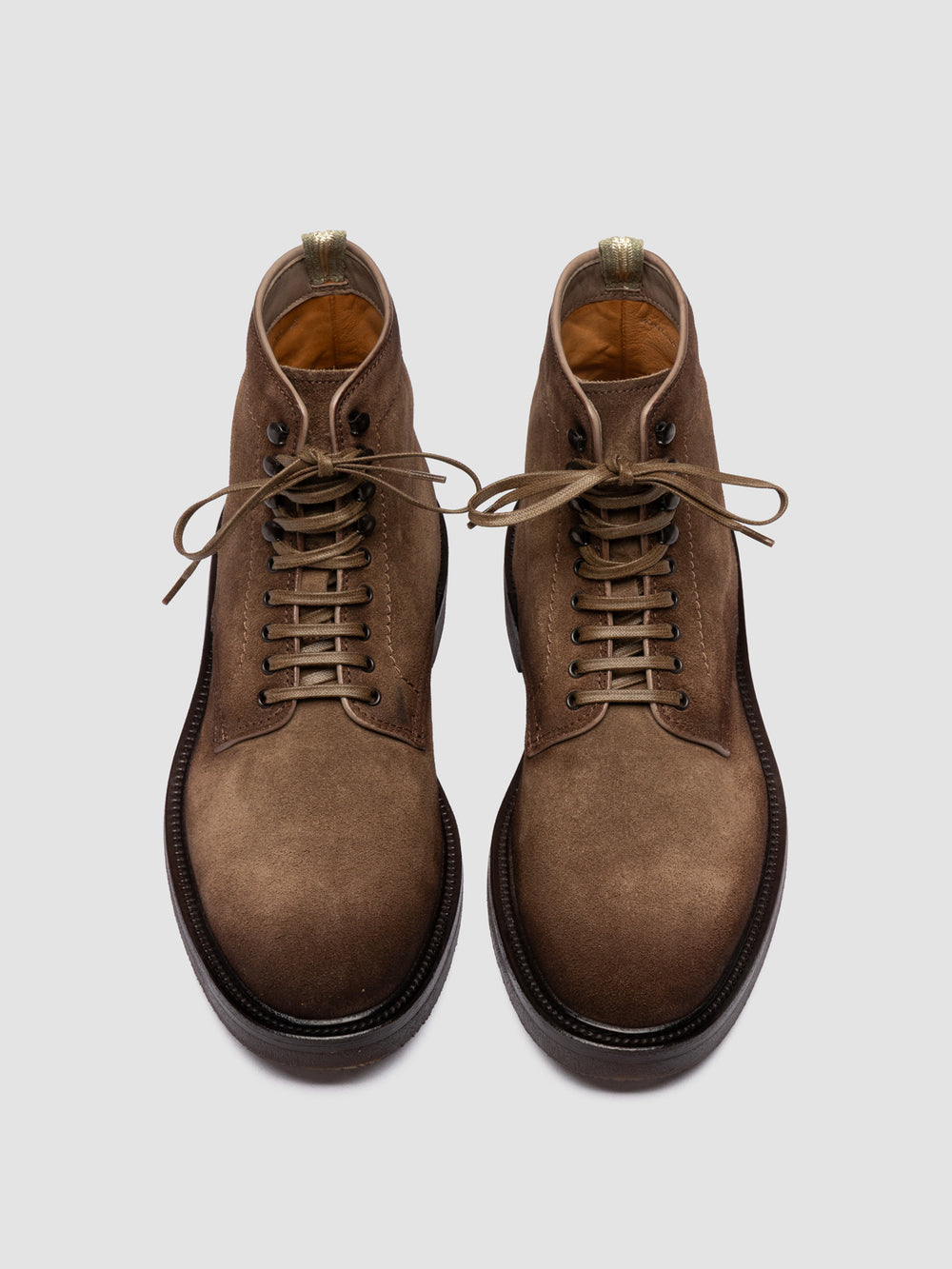 HOPKINS FLEXI 203 - Taupe Suede Lace-up Boots - Image 2