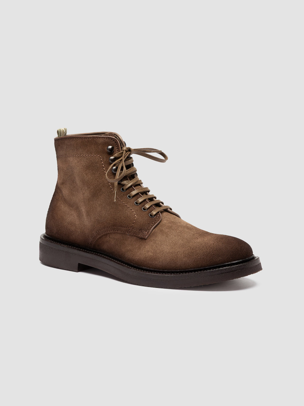 HOPKINS FLEXI 203 - Taupe Suede Lace-up Boots - Image 3