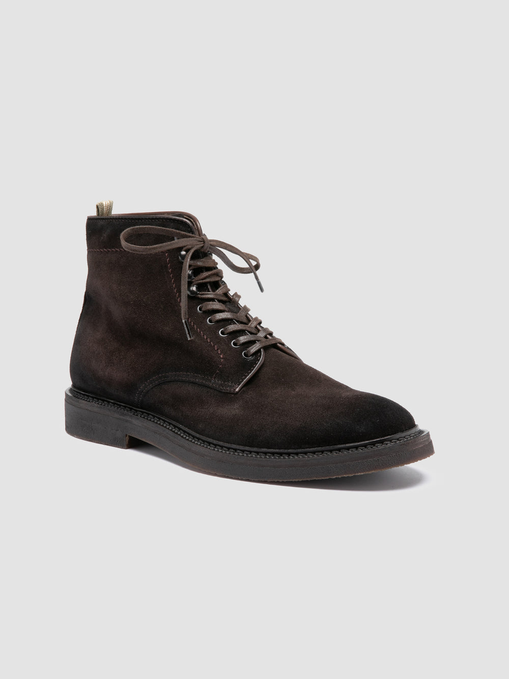 HOPKINS FLEXI 203 - Brown Suede Lace-up Boots - Image 3