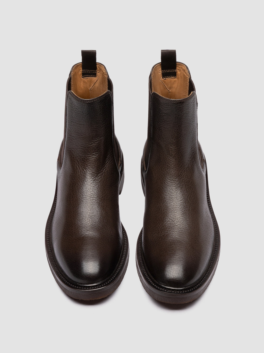 HOPKINS FLEXI 204 - Brown Leather Chelsea Boots - Image 2