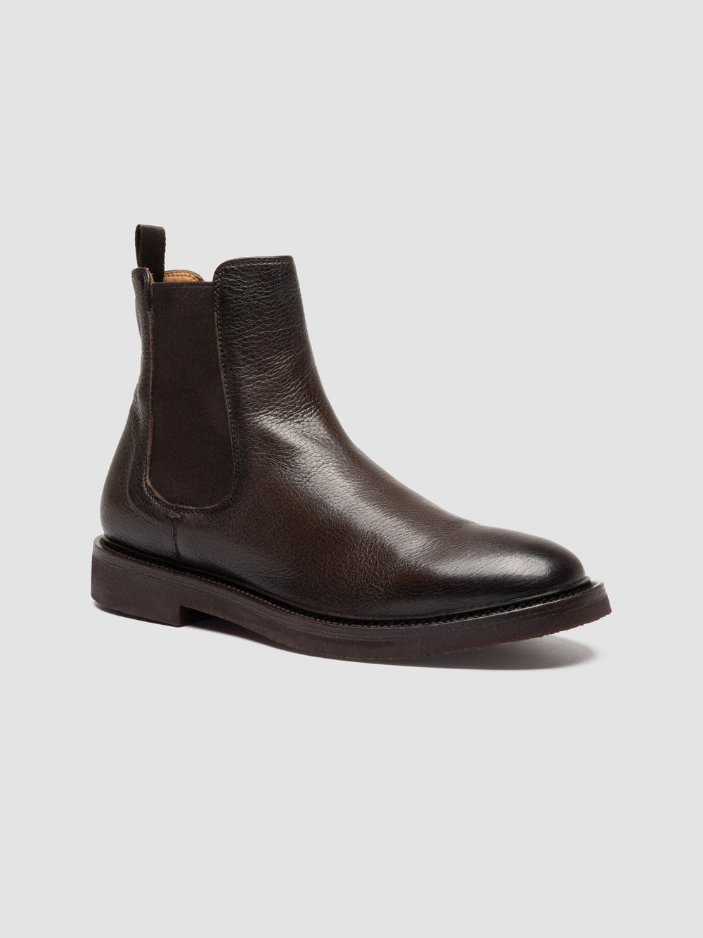 HOPKINS FLEXI 204 - Brown Leather Chelsea Boots - Image 3