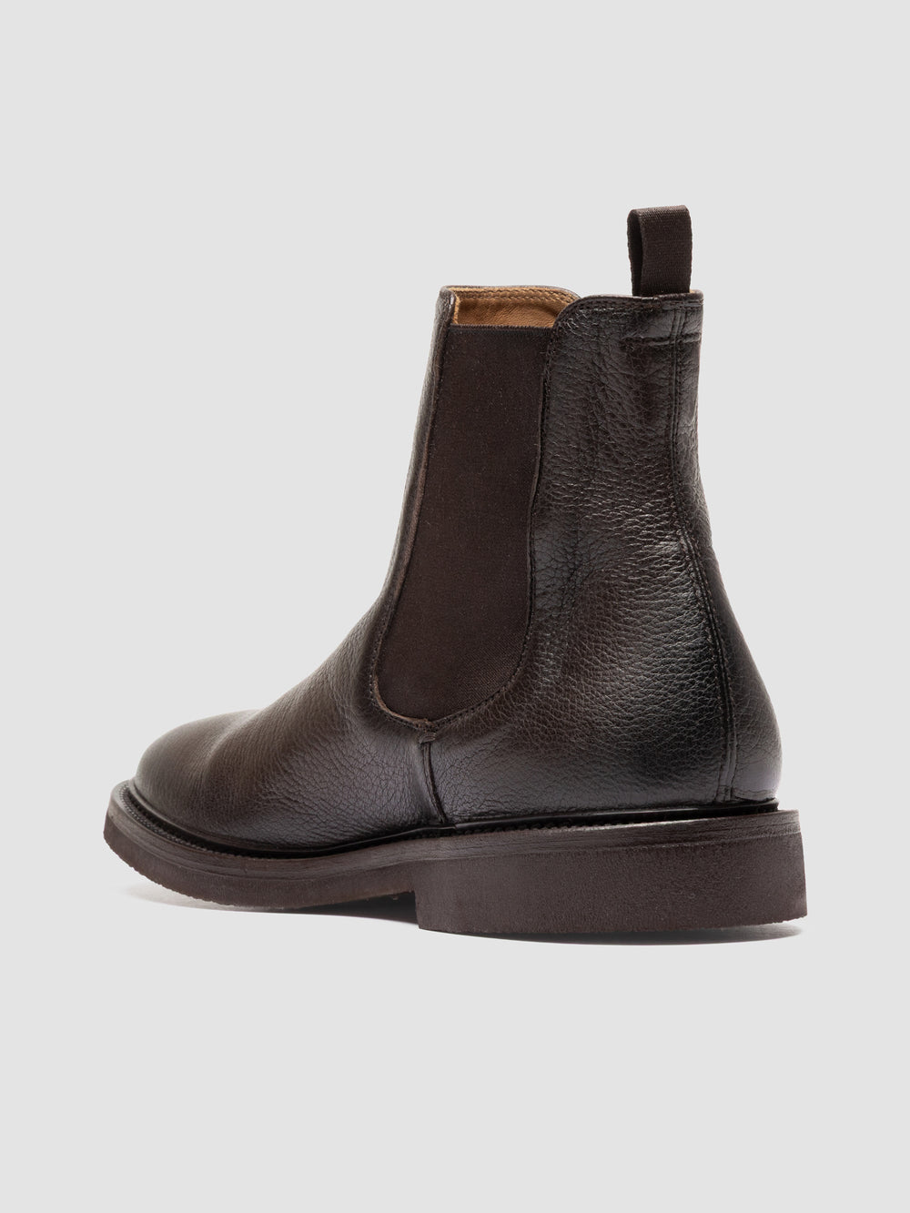 HOPKINS FLEXI 204 - Brown Leather Chelsea Boots - Image 4