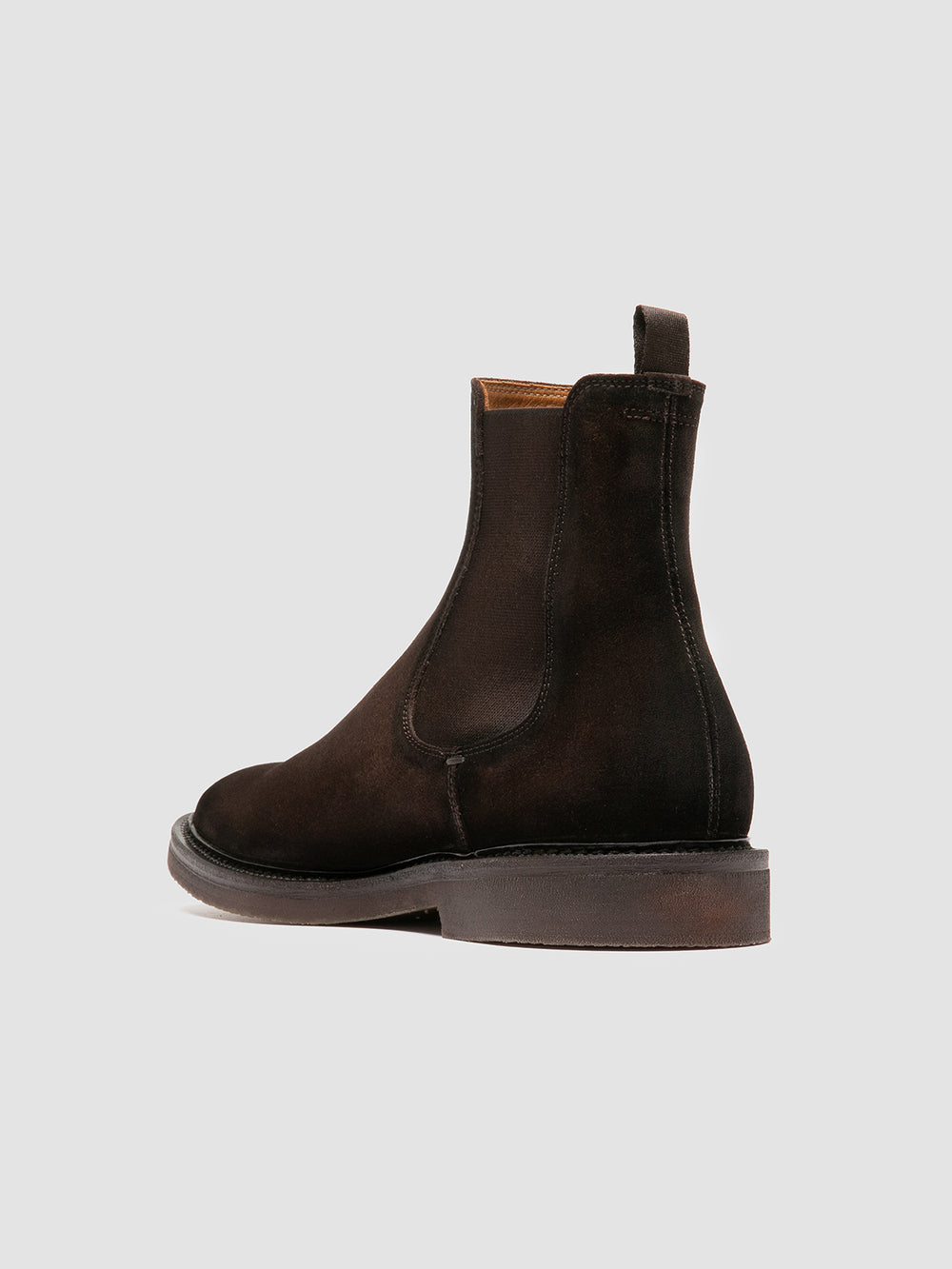 HOPKINS FLEXI 204 - Brown Suede Pull On Boots - Image 4