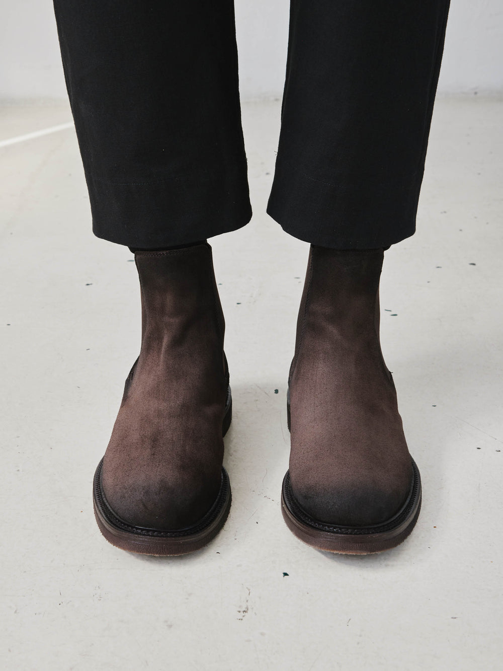 HOPKINS FLEXI 204 - Brown Suede Pull On Boots - Image 7