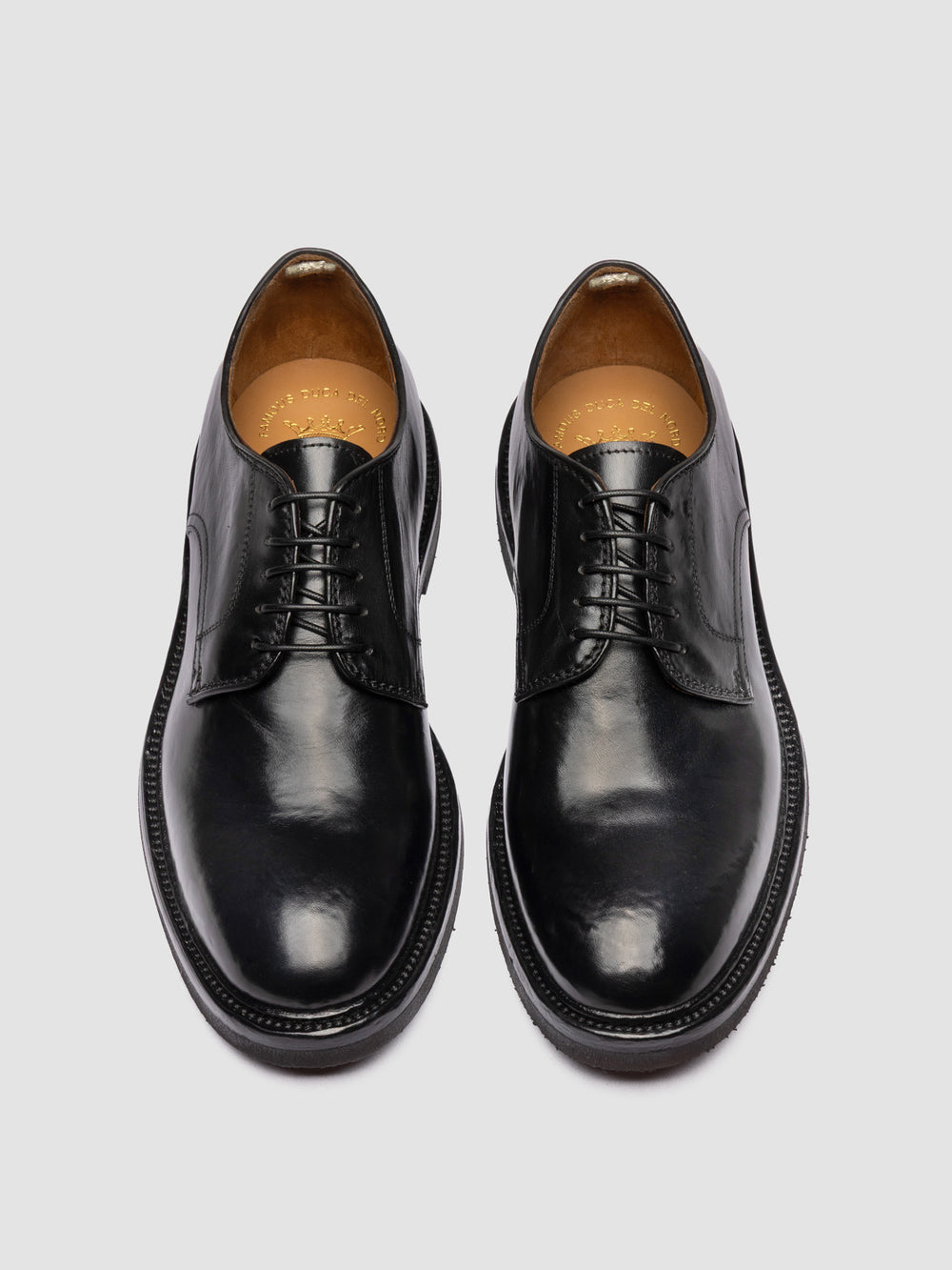 HOPKINS FLEXI 208 - Black Leather Derby Shoes - Image 2