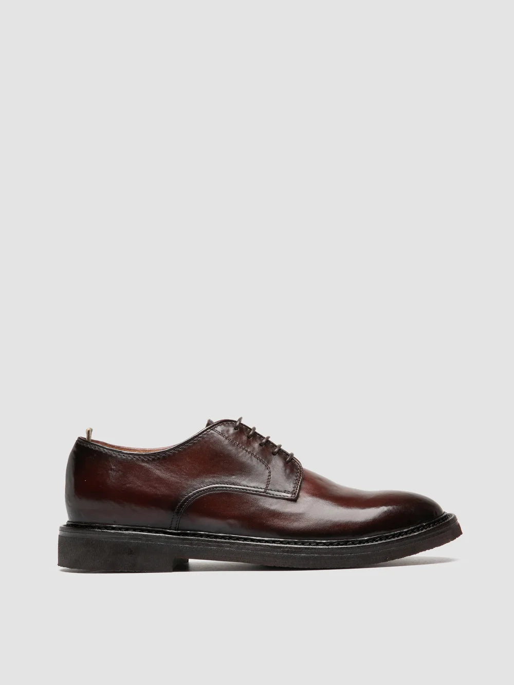 HOPKINS FLEXI 208 - Burgundy Leather Derby Shoes