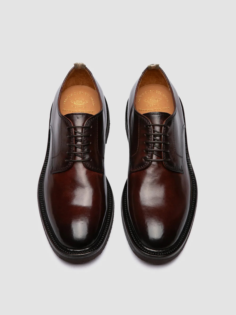 HOPKINS FLEXI 208 - Burgundy Leather Derby Shoes - Image 2