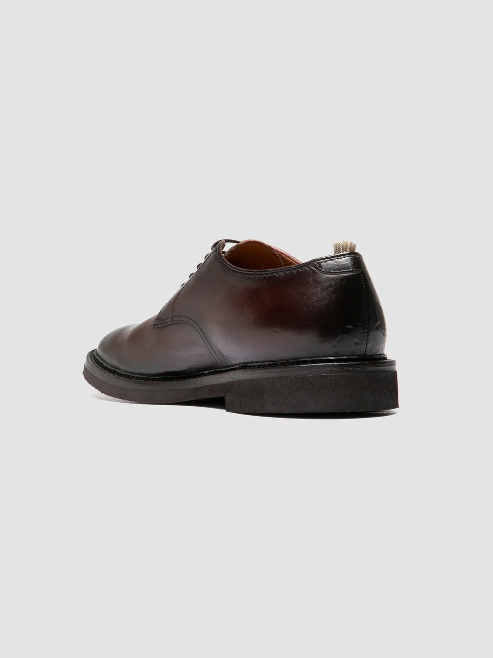 HOPKINS FLEXI 208 - Burgundy Leather Derby Shoes - Image 4