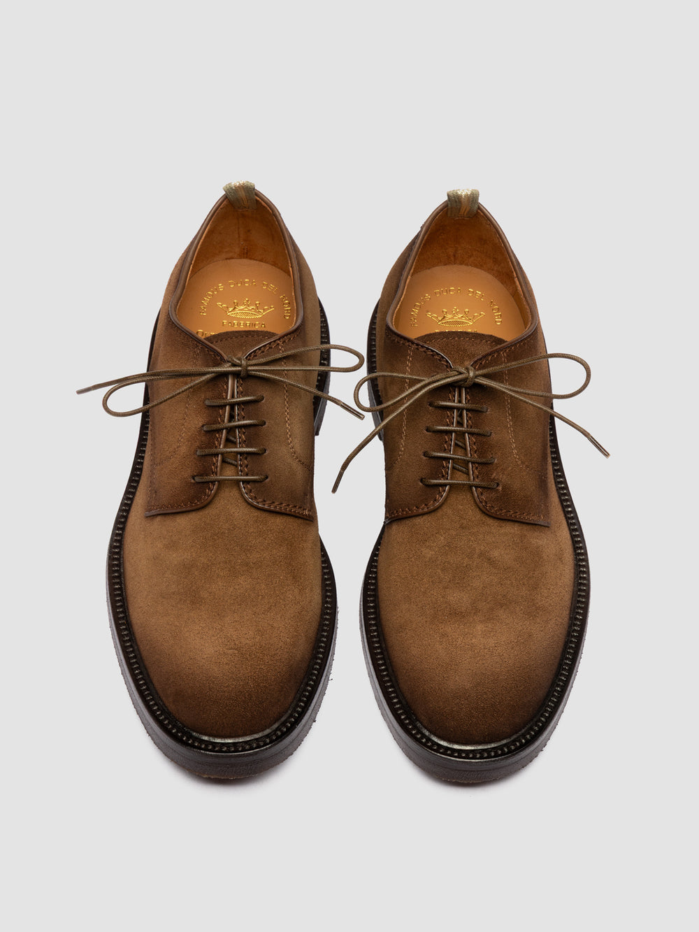 HOPKINS FLEXI 208 - Brown Suede Derby Shoes - Image 2