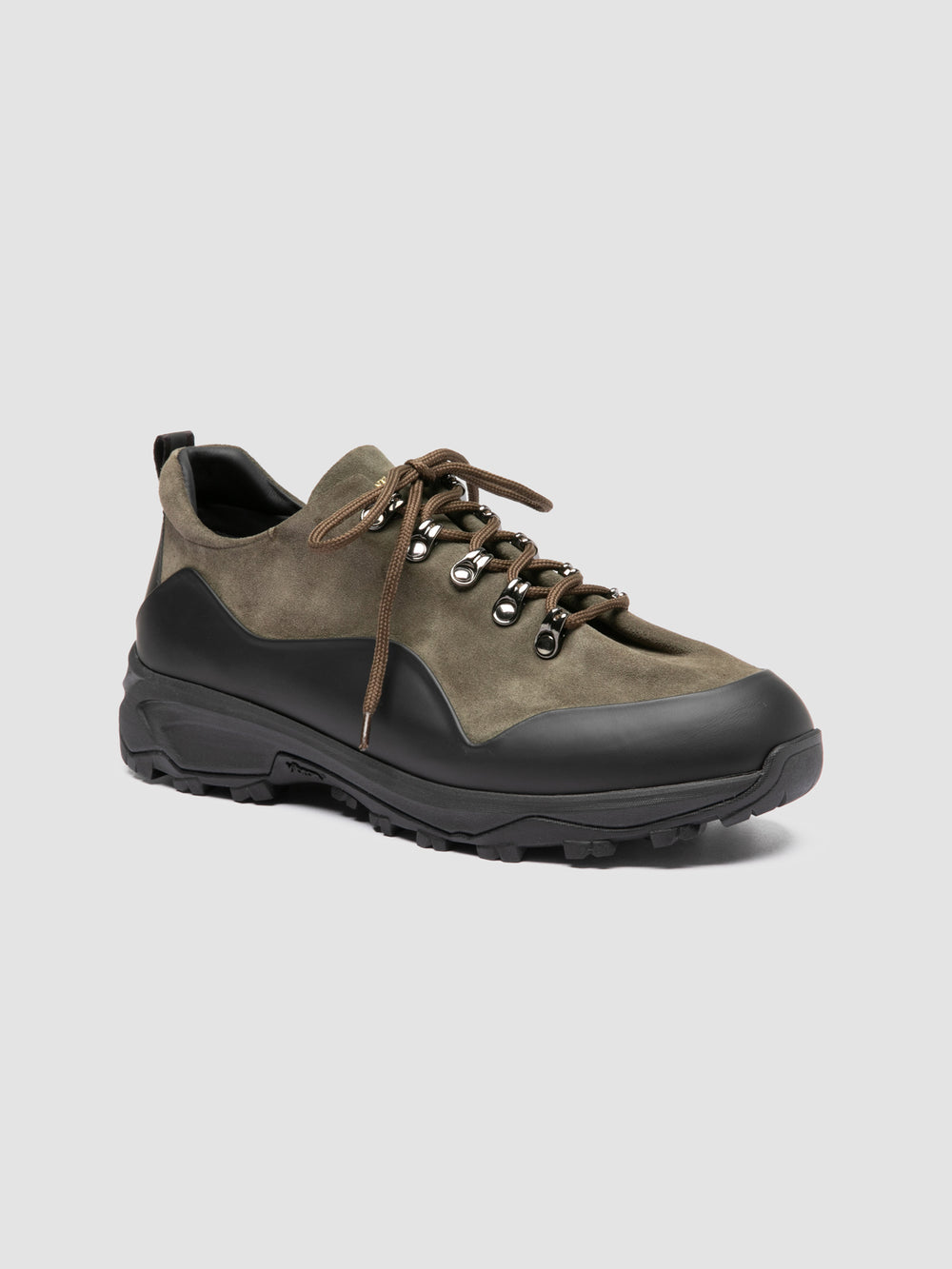 ITINERE 001 - Green Leather Low Top Sneakers - Image 3