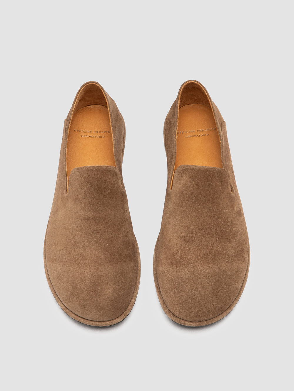 MIENNE 001 - Taupe Suede Penny Loafers - Image 2