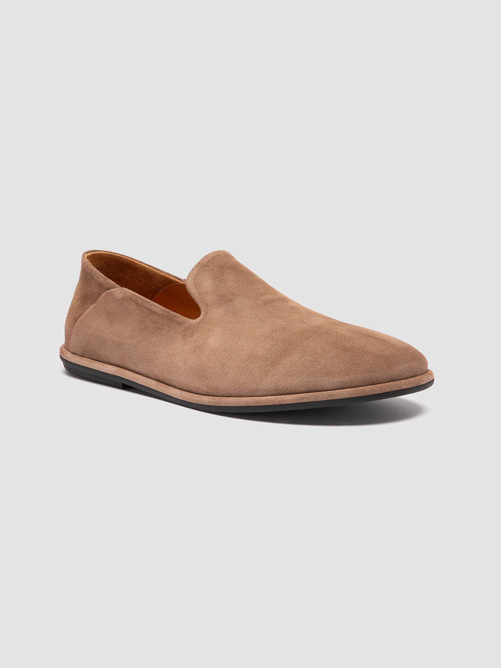 MIENNE 001 - Taupe Suede Penny Loafers - Image 3